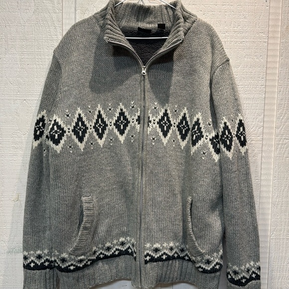 Guide Gear Men’s XL Sherpa fleece lined‎ zip up sweater jacket - Picture 1 of 5